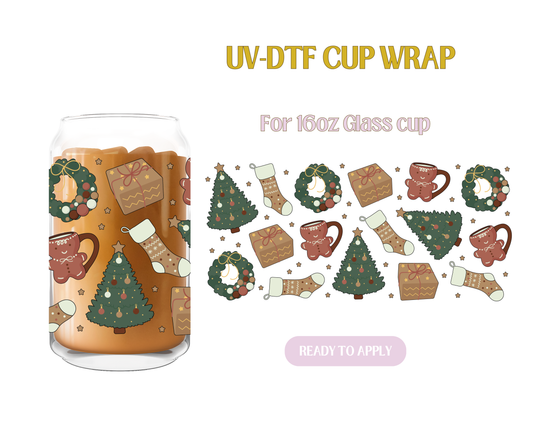 Cozy Christmas UV-DTF Wrap