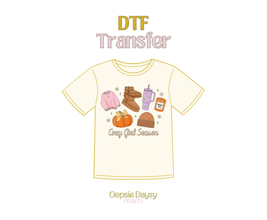 Cozy Girl Season DTF Transfer