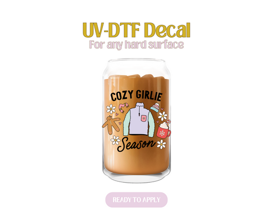 Cozy Girlie Season UV-DTF Decal