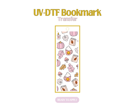 Cozy Things UV-DTF Bookmark
