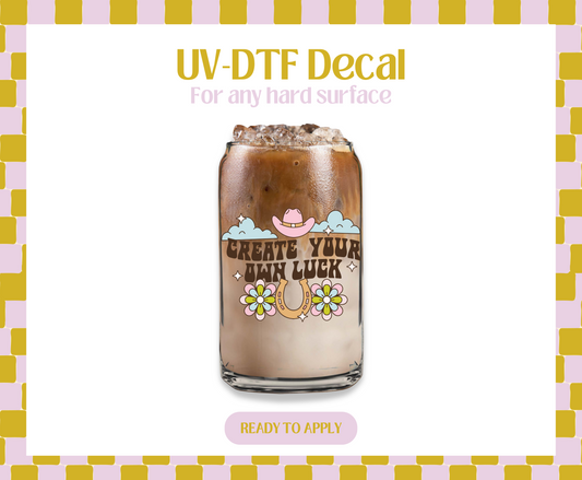 Create Your Own Lucky WTF UV-DTF Decal