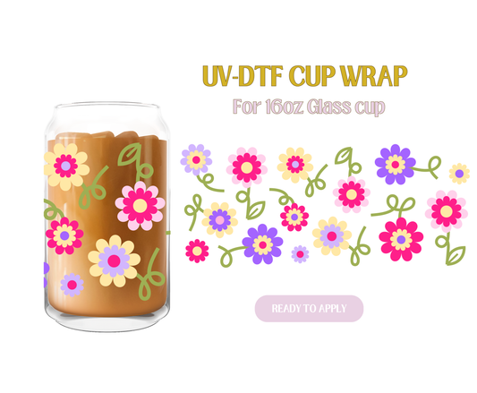 Cutie Limited Flowers UV-DTF Wrap