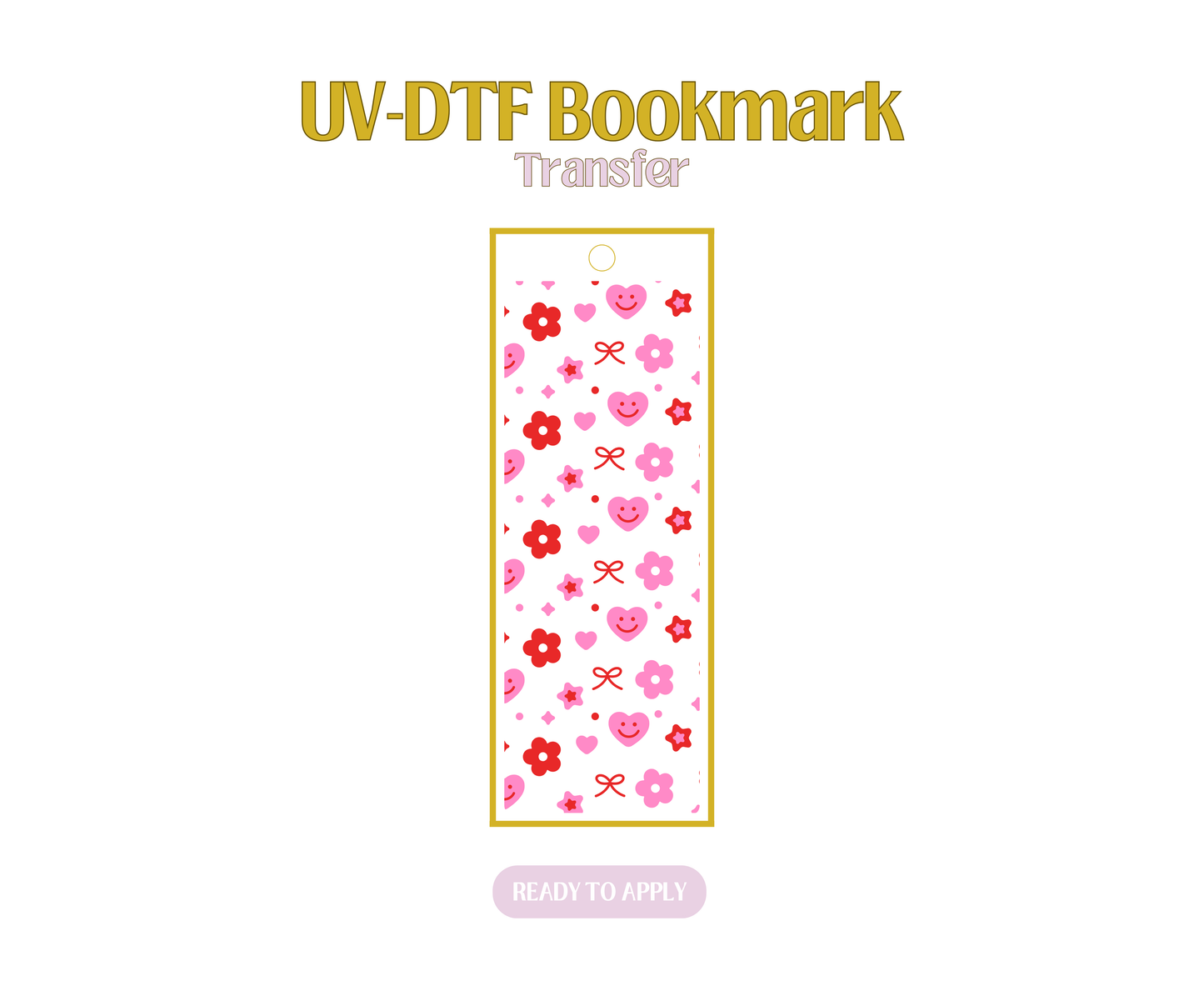 Cutie Crush UV-DTF Bookmark