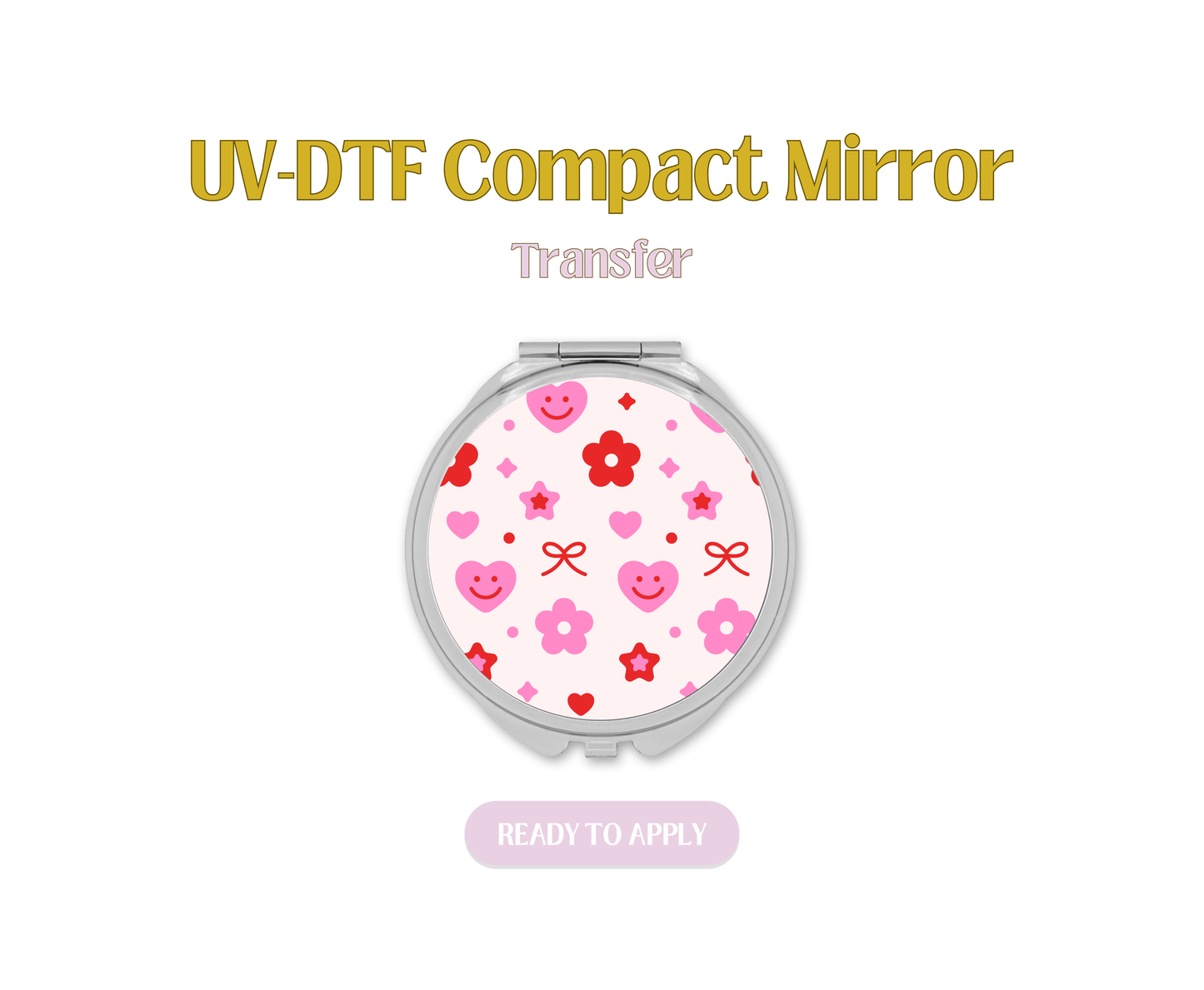 Cutie Crush UV-DTF Compact Mirror