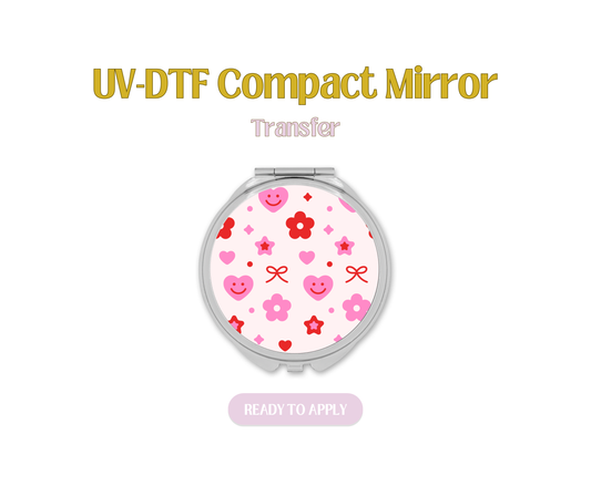 Cutie Crush UV-DTF Compact Mirror