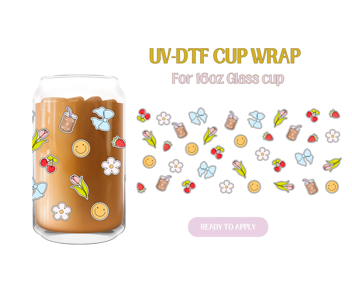 Cutie Stickers UV-DTF Wrap