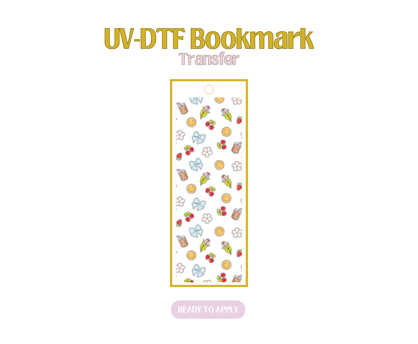 Cutie Stickers UV-DTF Bookmark