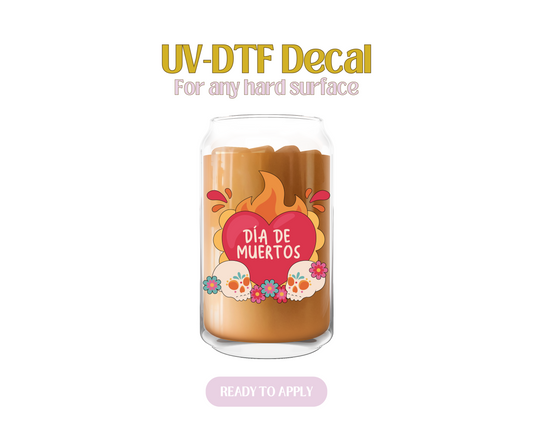 Dia De Muertos UV-DTF Decal