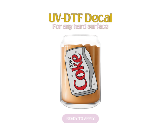 Diet Coke Classic UV-DTF Decal