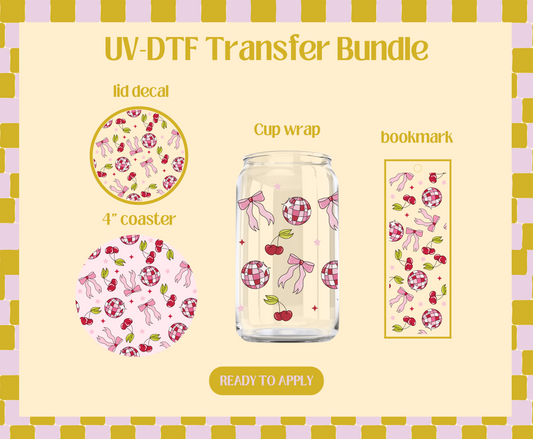 Disco Coquette UV-DTF Transfer Bundle