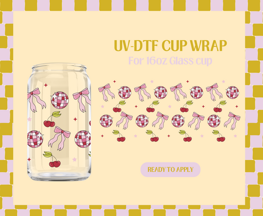 Disco Coquette UV-DTF Wrap