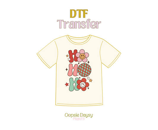 Disco Ho, Ho, Ho DTF Transfer