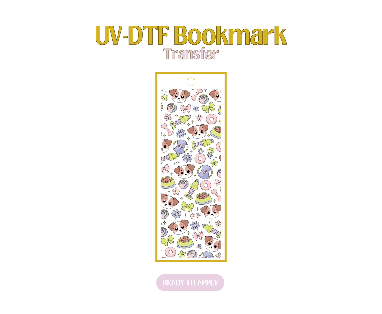 Dog Mom 2 UV-DTF Bookmark