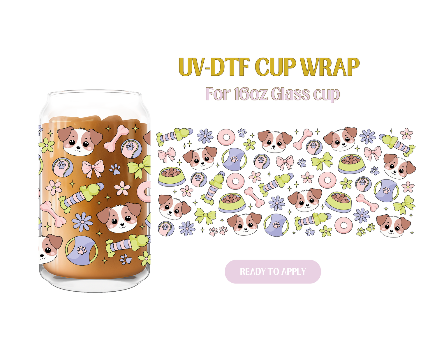 Dog Mom 2 UV-DTF Wrap
