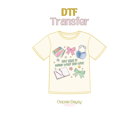 Doing What you Love DTF Transfer