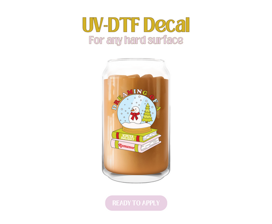 Dreaming of White Romance UV-DTF Decal