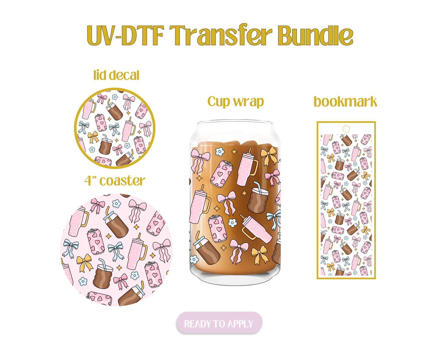 Drink Goblin UV-DTF Transfer Bundle