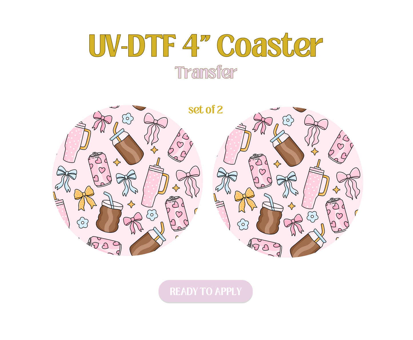 Drink Goblin UV-DTF 4" Coaster