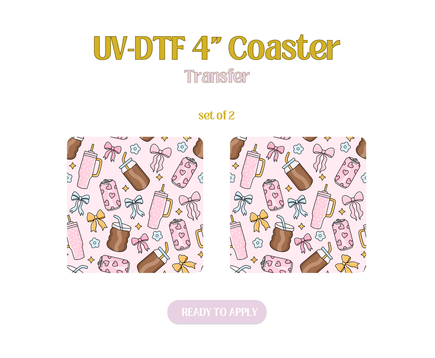 Drink Goblin UV-DTF 4" Coaster
