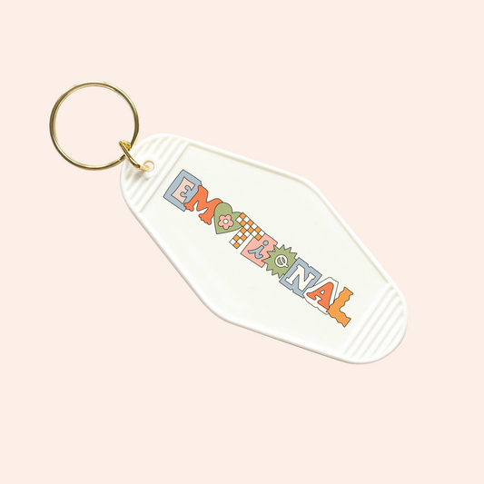 Emotional UV-DTF Keychain