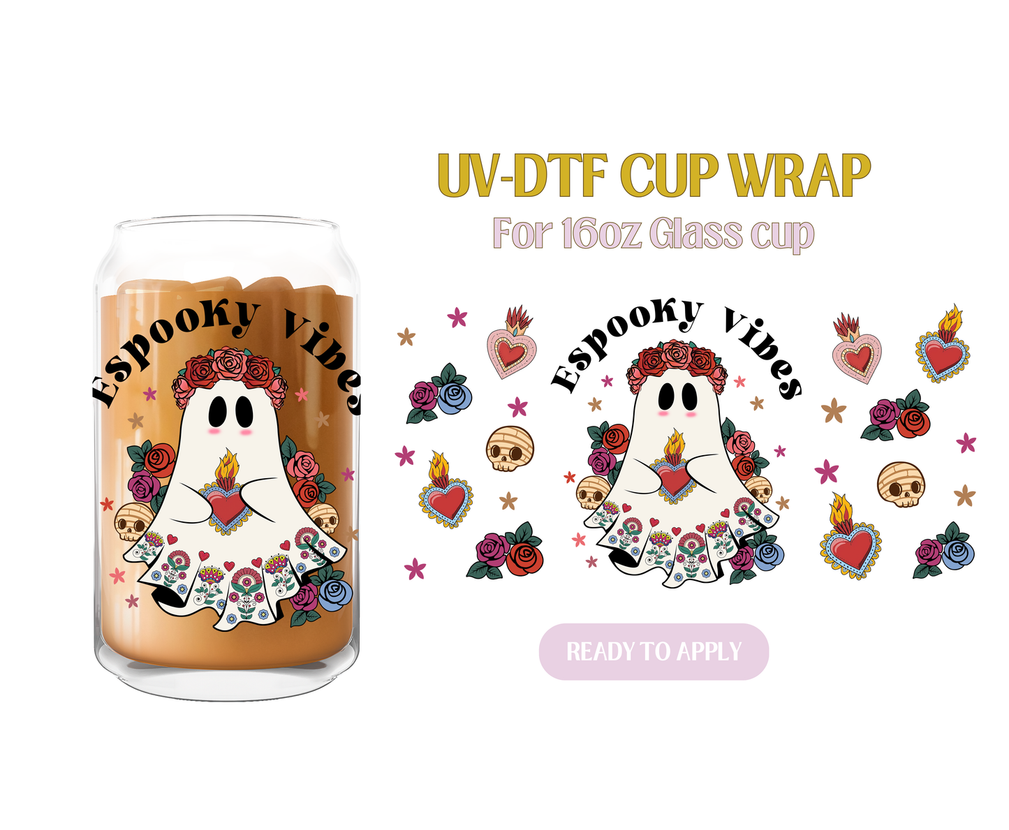 Espooky Vibes UV-DTF Wrap