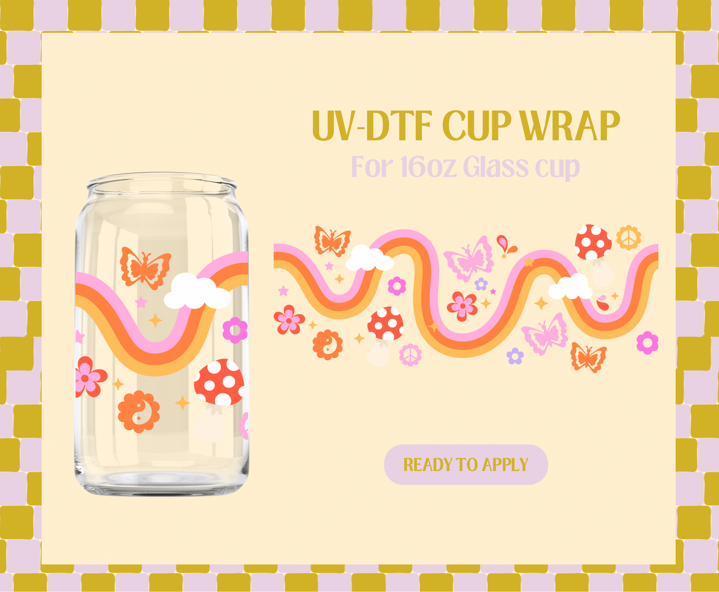 Rainbow Crush UV-DTF Wrap