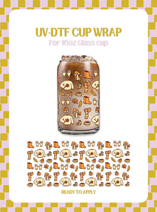 Fall Clothes UV-DTF Wrap