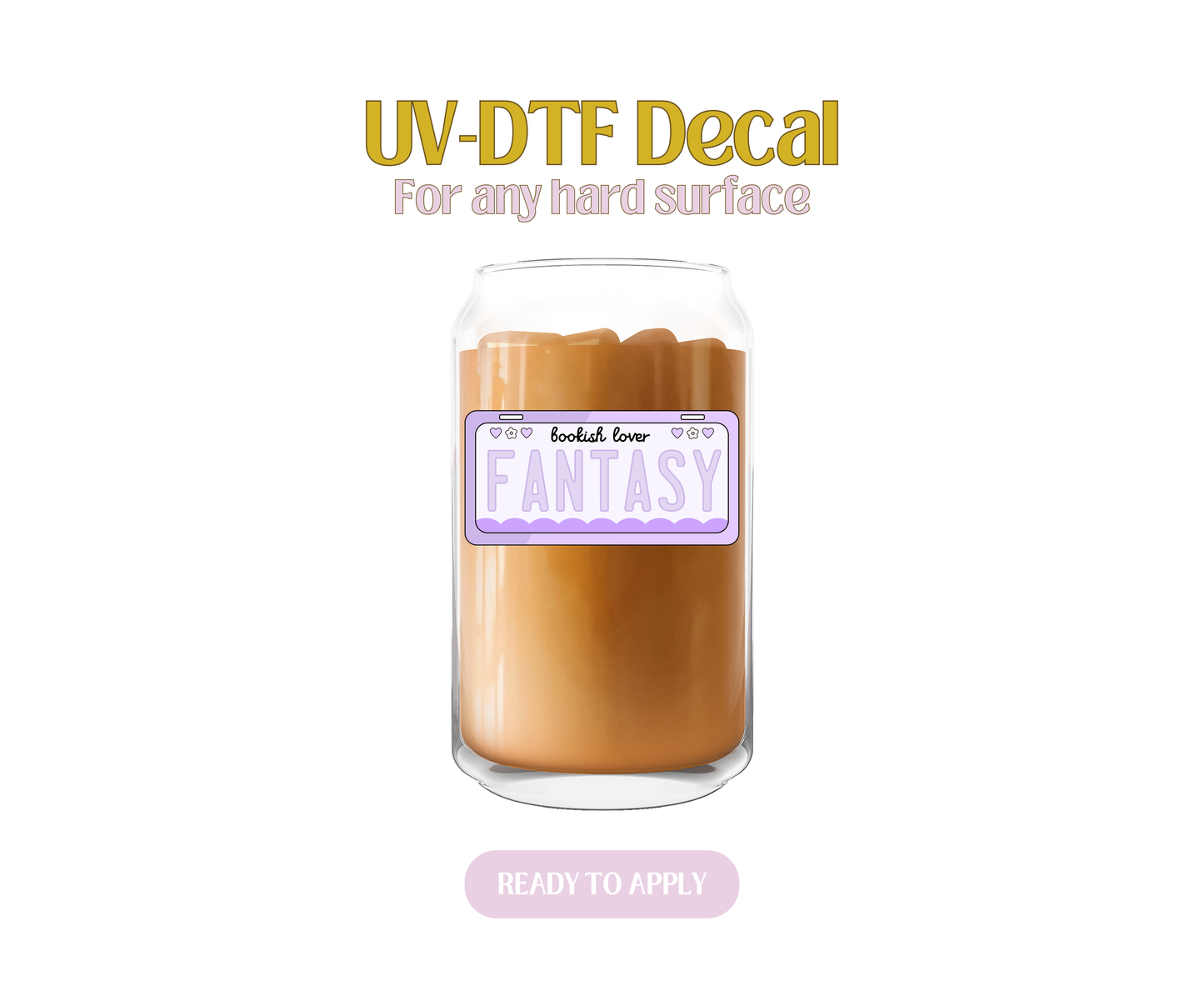 Fantasy Plate UV-DTF Decal