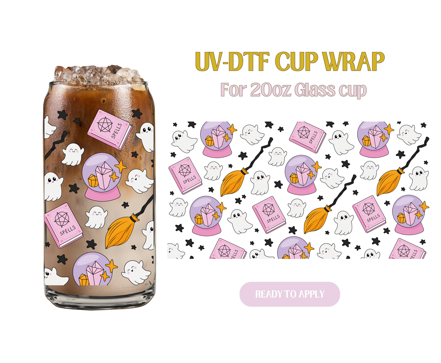 Feelin Witchy 20oz UV-DTF Wrap
