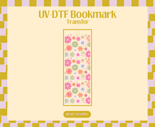 Flower Bloom UV-DTF Bookmark
