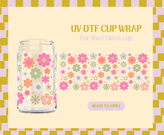 Flower Bloom UV-DTF Wrap