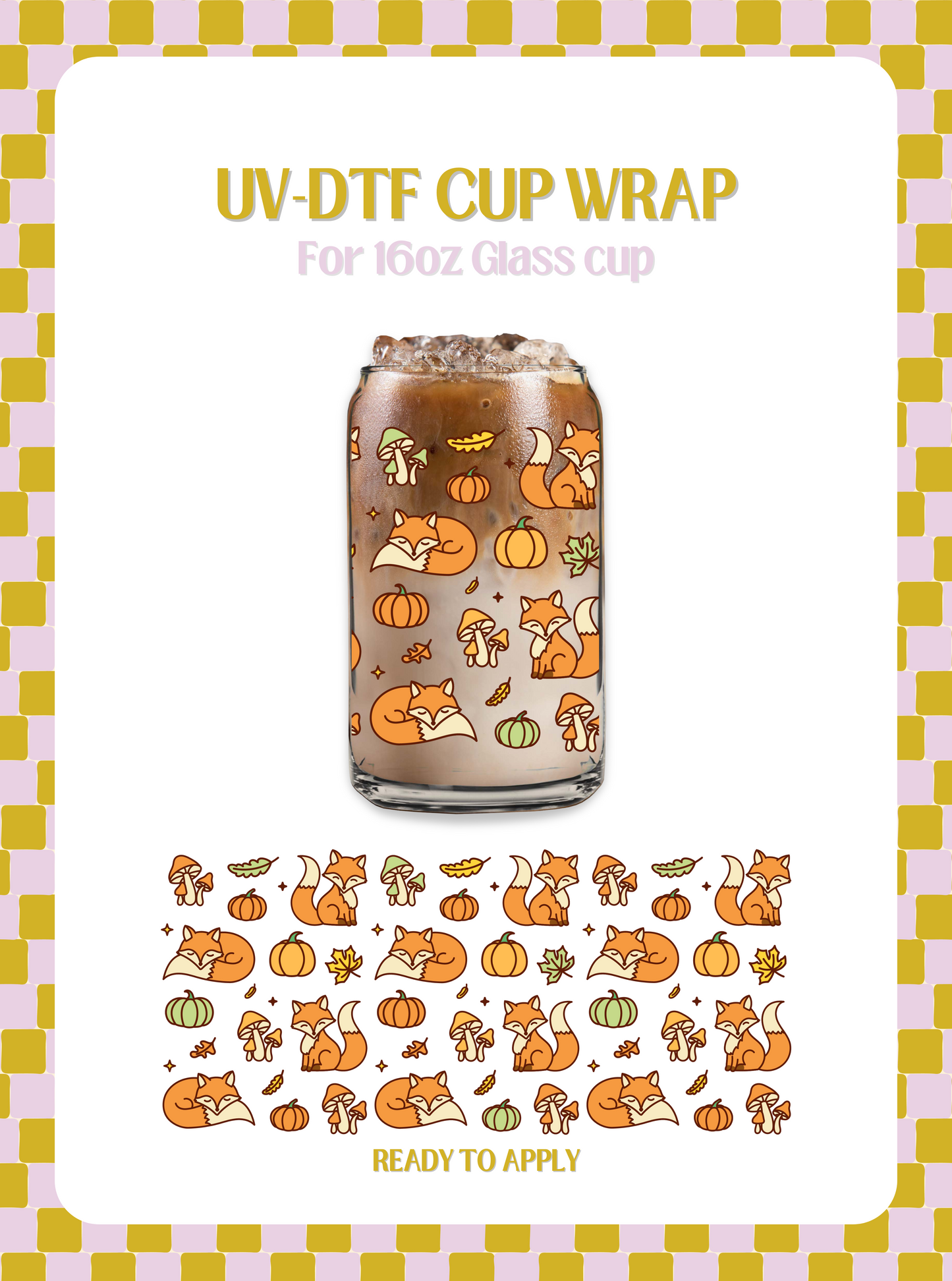 Fox UV-DTF Wrap