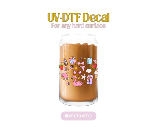 Fun Summer Vibes UV-DTF Decal