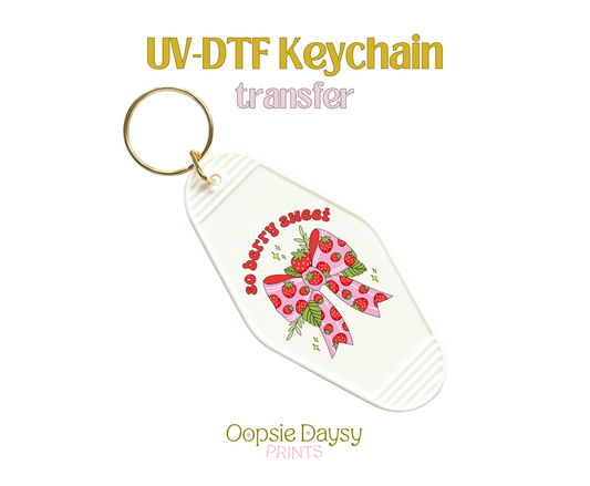 Garden So Berry Sweet UV-DTF Keychain