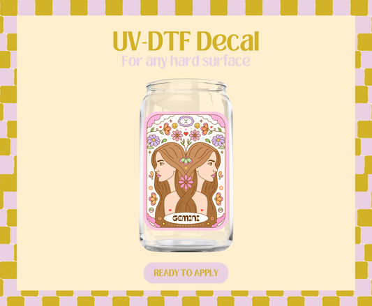 Gemini Tarot UV-DTF Decal