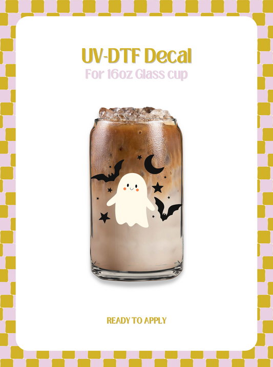 Ghostie Bats UV-DTF Decal