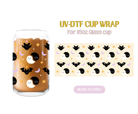 Ghosties and Bats UV-DTF Wrap