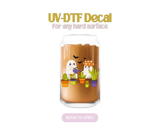 Ghosties and Plants UV-DTF Decal