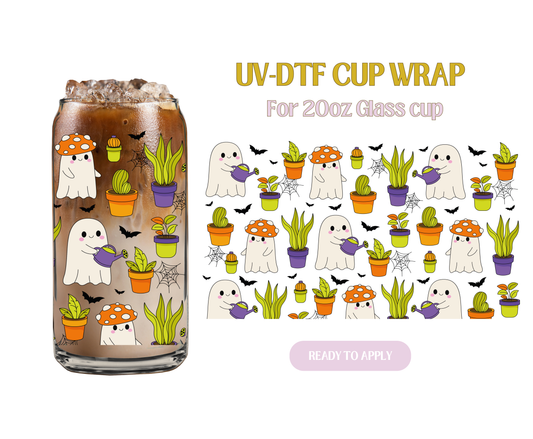 Ghosties n Plants 20oz UV-DTF Wrap