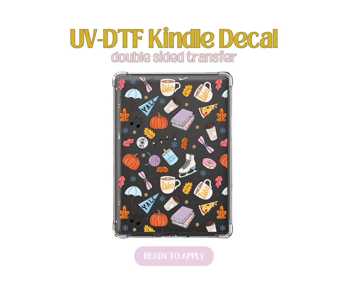 Gilmore Girls UV-DTF Kindle Decals