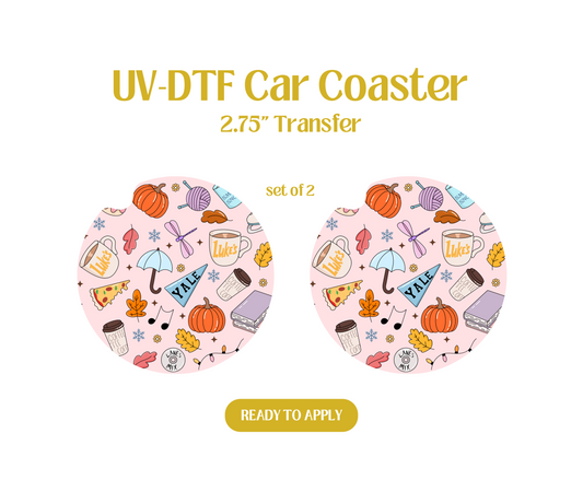 Gilmore Girls UV-DTF Car Coaster