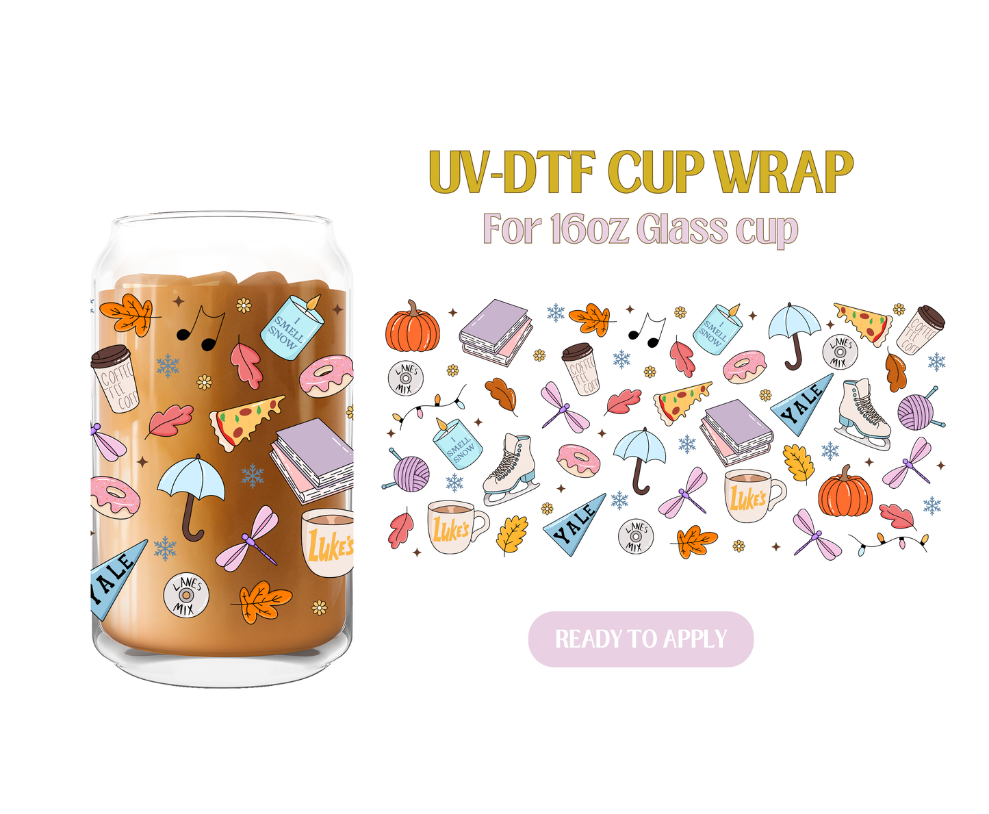 Gilmore Girls UV-DTF Wrap