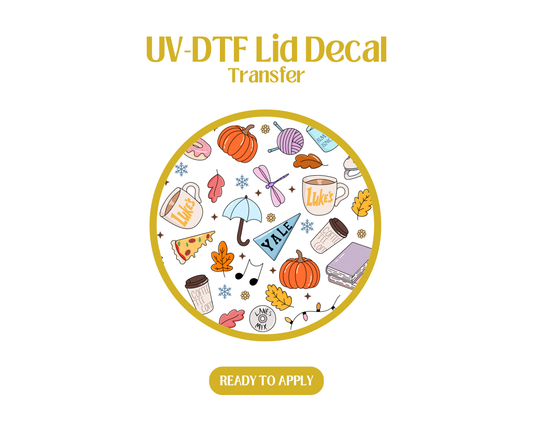 Gilmore Girls UV-DTF Lid Decal