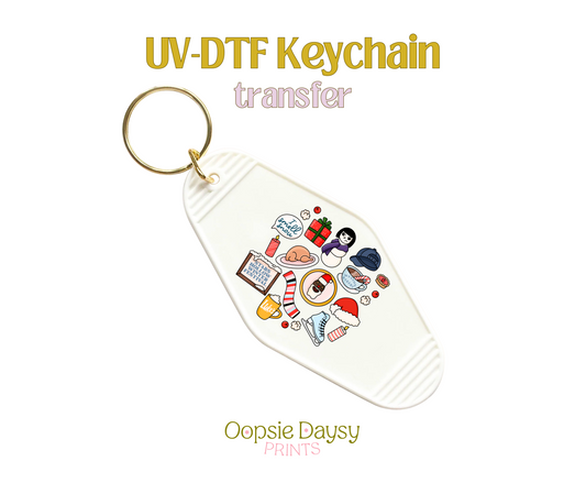 Gilmore Girls Winter UV-DTF Keychain