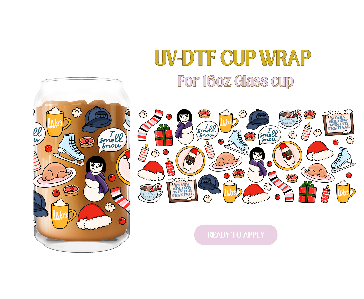 Gilmore Girls Winter UV-DTF Wrap