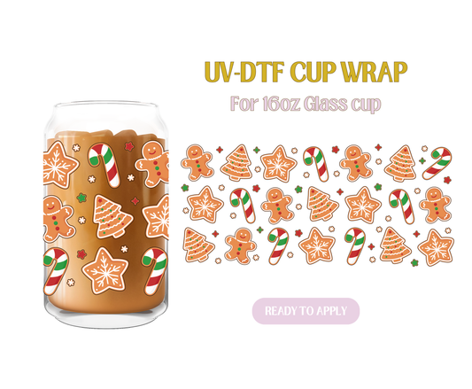 Gingerbread Cookie UV-DTF Wrap