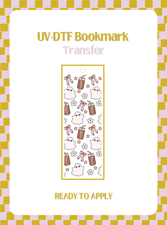 Girly Ghosties UV-DTF Bookmark