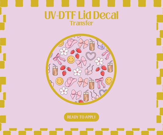 Girly Things UV-DTF Lid Decal