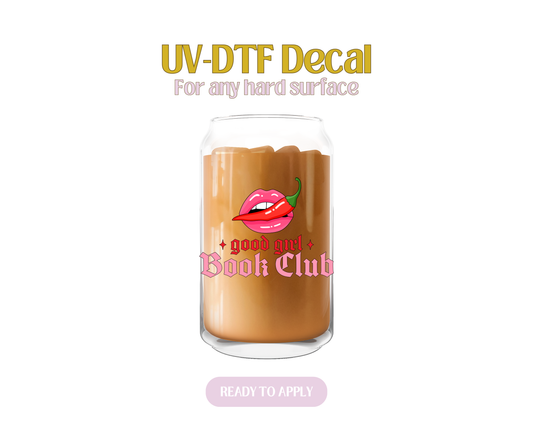Good Girl Book Club UV-DTF Decal