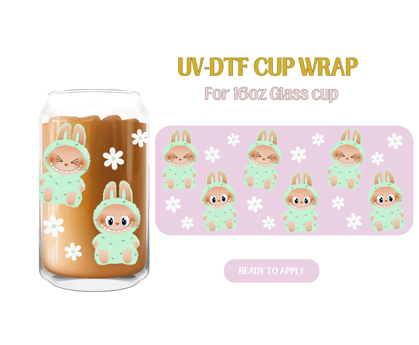 Green Bubu UV-DTF Wrap